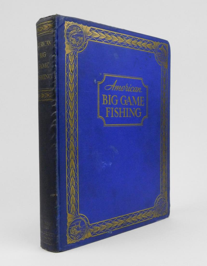 Connett- American Big Game Fishing: Connett, Eugene V., ed., ''American Big Game Fishing'', Derrydale Press, 1935, 251pp, edition of 850, illustrated by Lynn Bogue Hunt, blue cloth cover with gilt lettering and decoration, gilt letterin