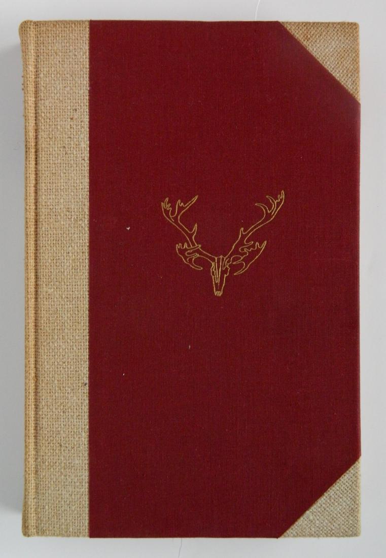 Annabel- Tales of A Big Game Guide: Annabel, Richard, ''Tales of A Big Game Guide'', Derrydale Press, 1938, 198pp, edition of 950, beige cloth spine and corners, red maroon cloth over boards, gilt lettering and decorative stamping, Floy
