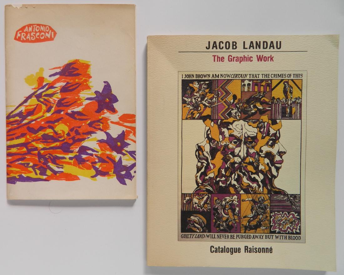 2 Books- Jacob Landau; Antonio Frasconi (1 of 5)