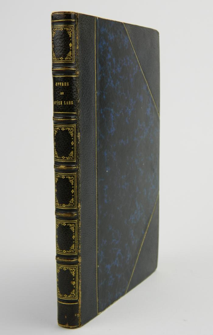 L. Labe- ''Euves de Louize Labe Lionnoize'': abe, Louise- ''Euvres de Louize Labe Lionnoize''- Lyon, Paris, 1862, 183 pp, 12mo, hardbound with gilt embossed lettering, minor wear to cover, some foxing to interior.