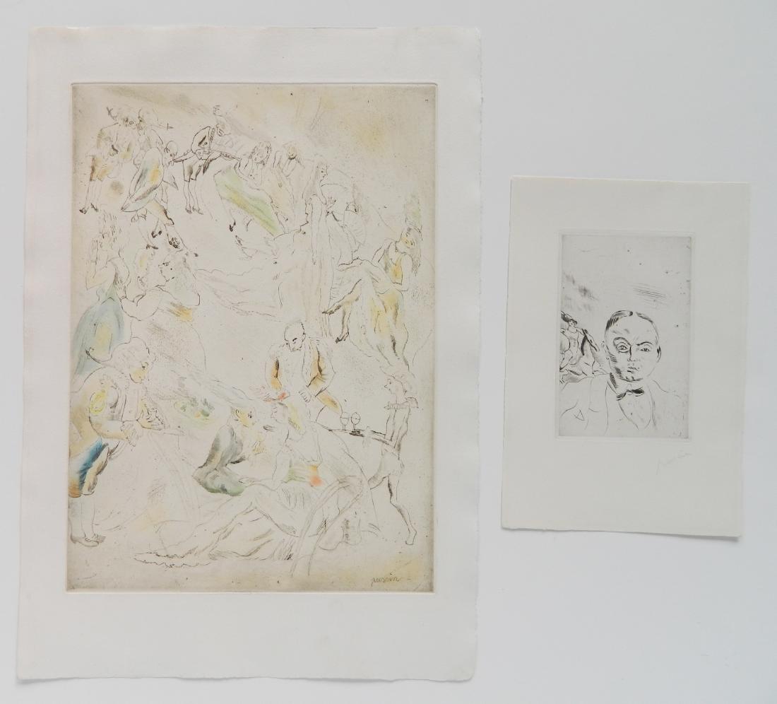Jules Pascin 2 etchings (1 of 6)