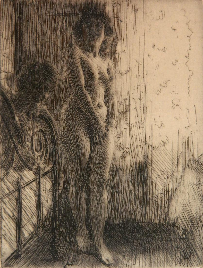 Anders Zorn etching (1 of 4)