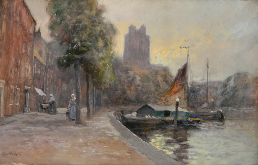 Clarence S. White gouache (1 of 4)