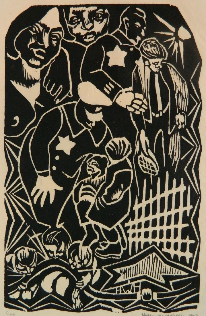 Hellen West Heller woodcut (1 of 4)