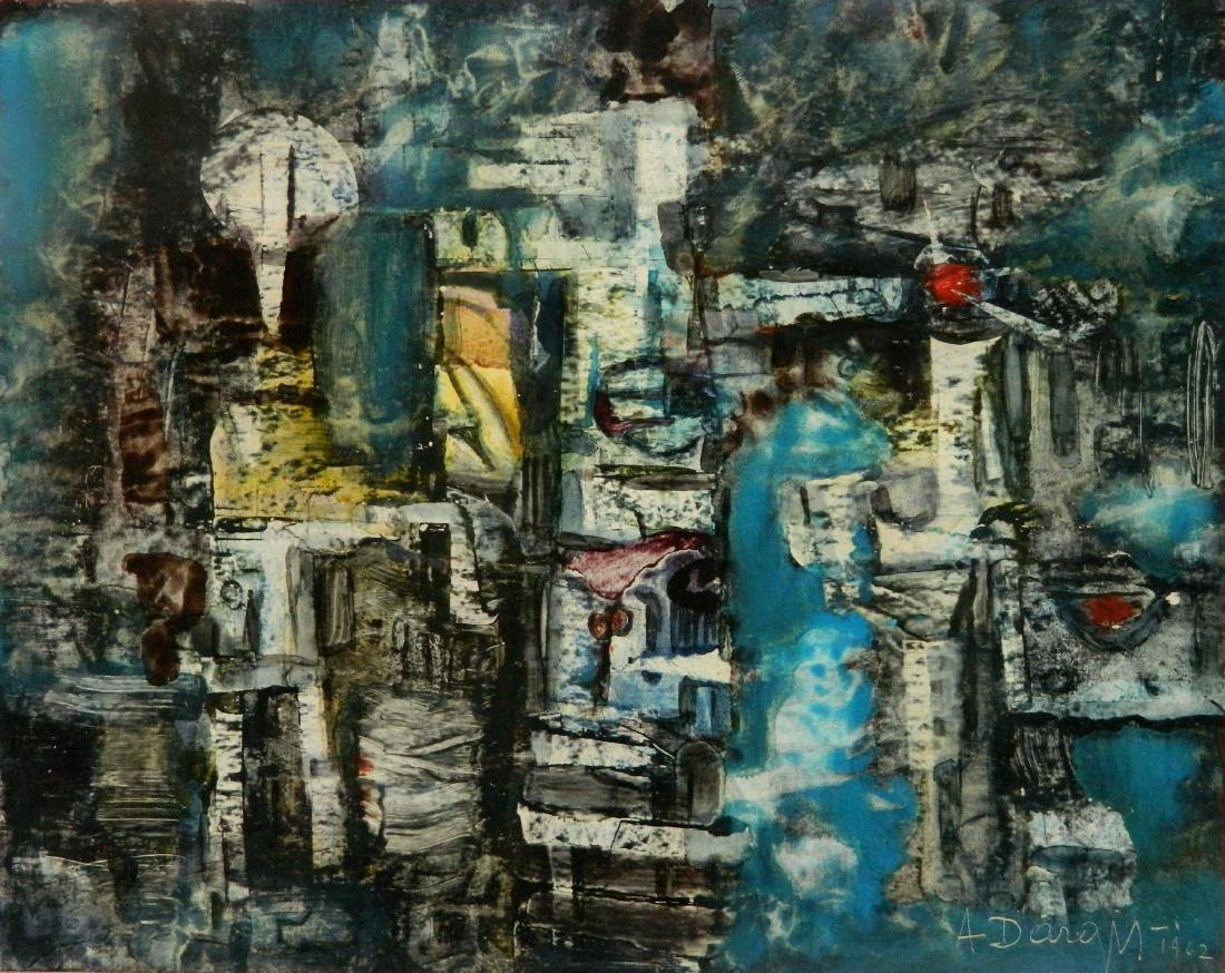 Alfons Dargis oil on board (1 of 4)