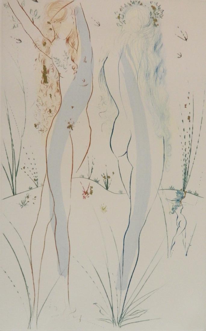 after Salvador Dali etching in color (1 of 4)