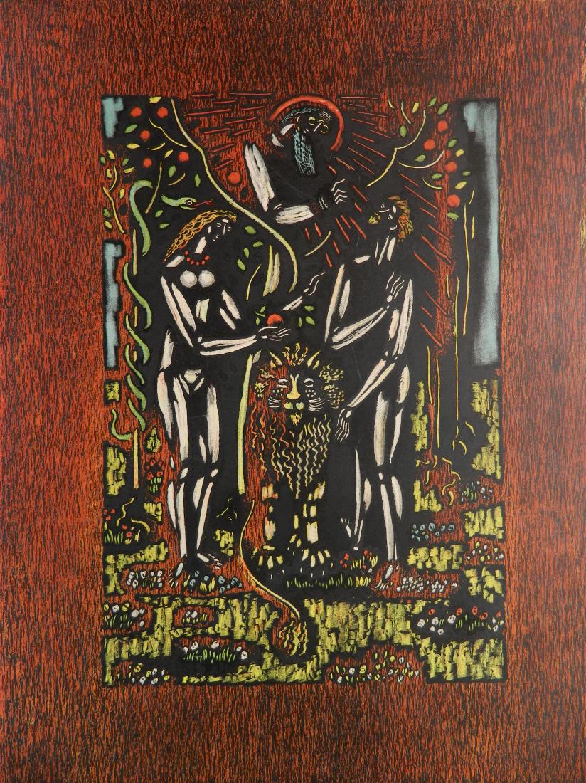 Vytautas Kasiulis woodcut (1 of 4)
