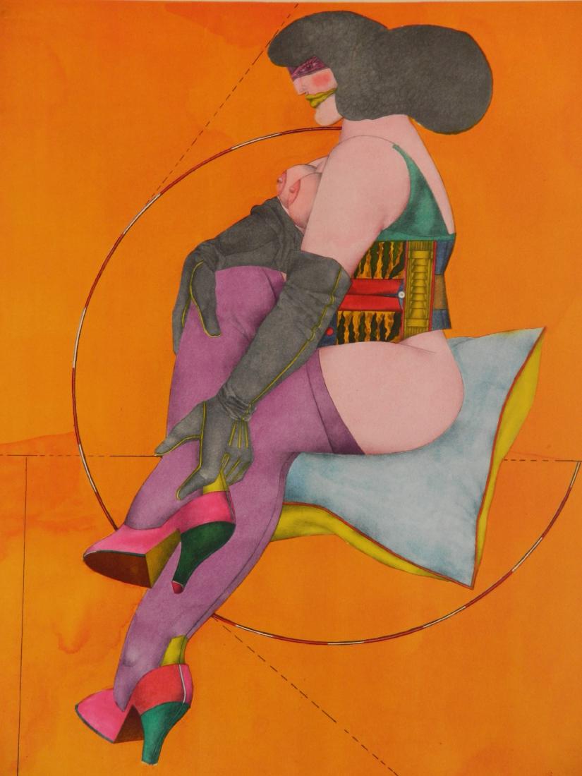 Richard Lindner lithograph (1 of 4)