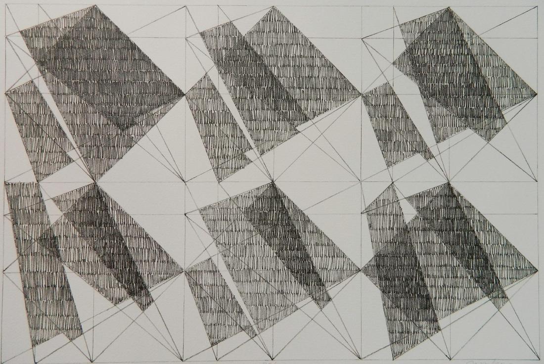 Jack Tworkov lithograph: Jack Tworkov (American 1900-1982)- ''T. L. #6''- lithograph, 1978, signed, dated, titled and numbered in pencil, edition of 250 plus 15, The Print Club of Cleveland publication no. 58 for 1980. 12 1/4