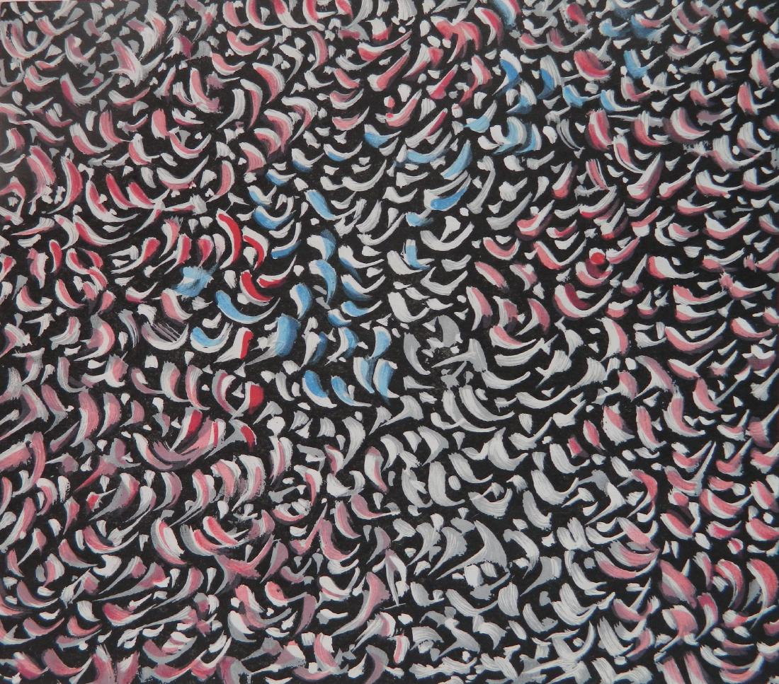 Mark Tobey lithograph: Mark Tobey (American 1890-1976)- ''The Grand Parade''- lithogrpah in color, 1974, sgined and numbered L/L in pencil, very good condition. 9 3/8 x 10 5/8''