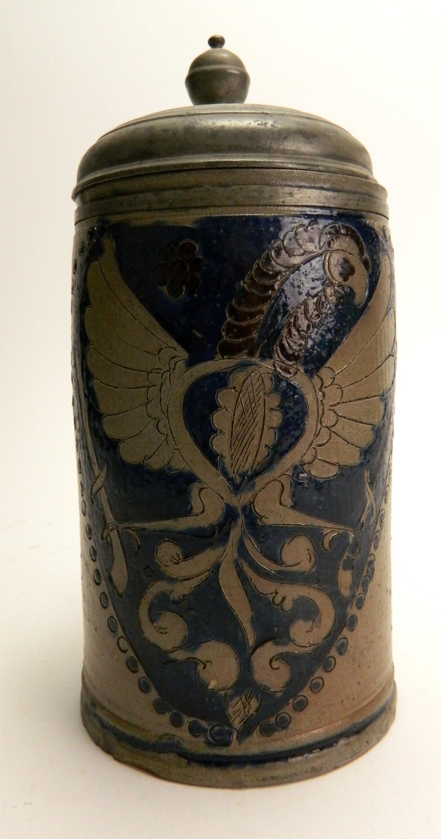 Westerwald Stoneware stein (1 of 4)
