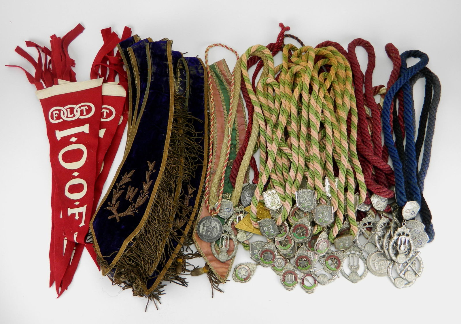 I. O. O. F. medals, collars and pennants (1 of 6)