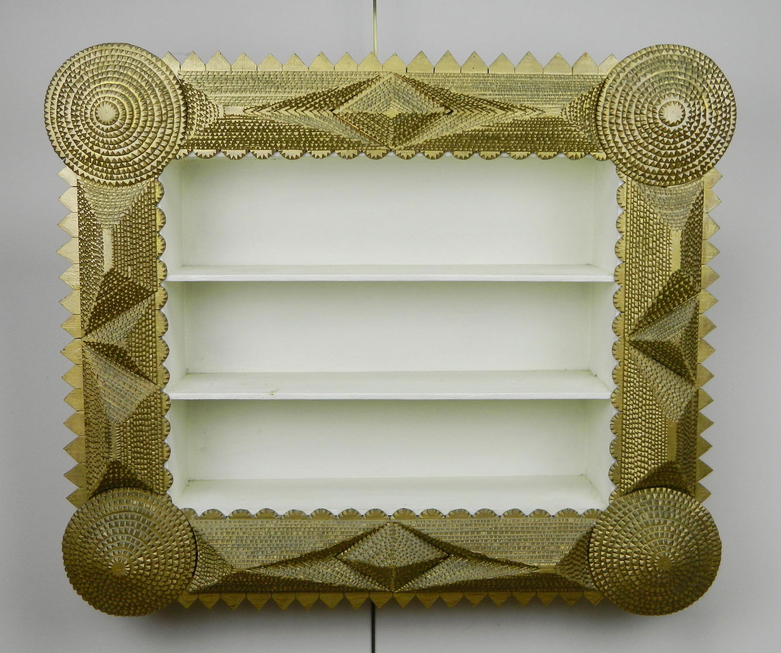 Tramp Art shadow box (1 of 3)