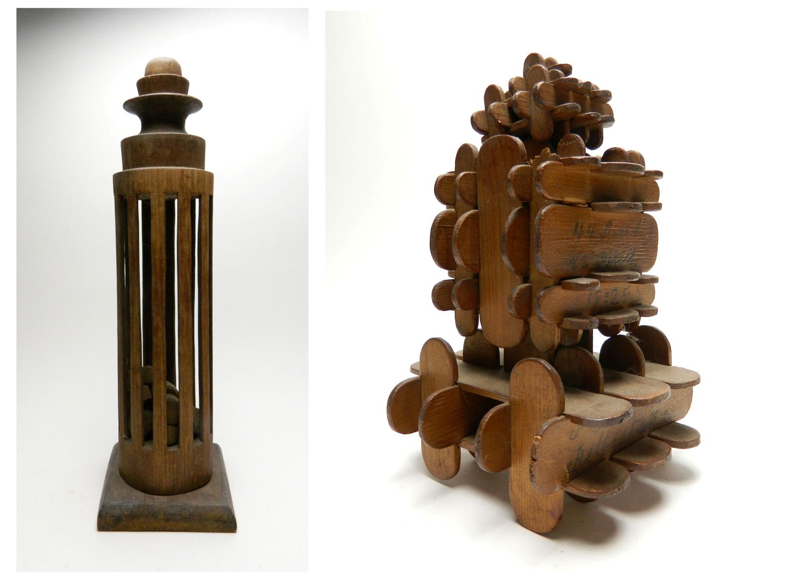 2 Tramp Art whimseys (1 of 6)