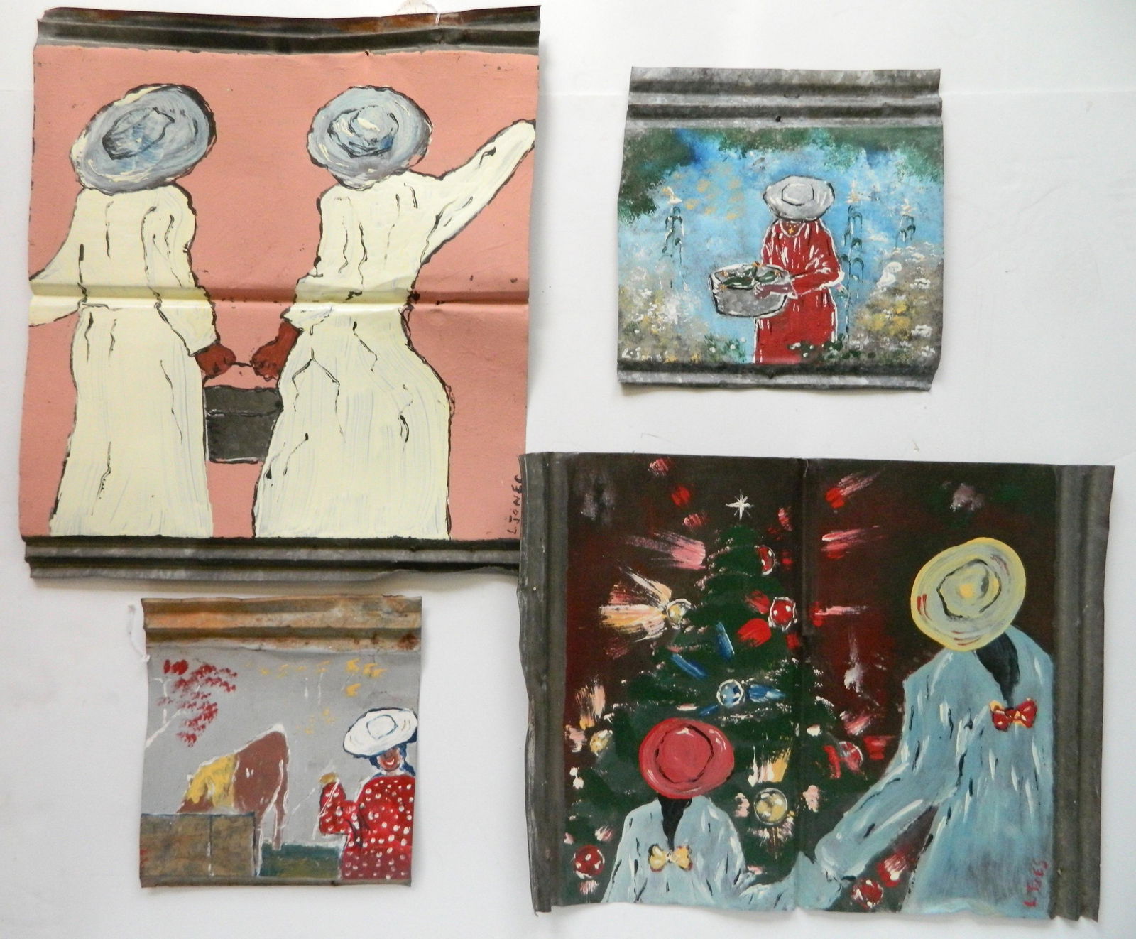 4 Leonard Jones paintings (1 of 7)