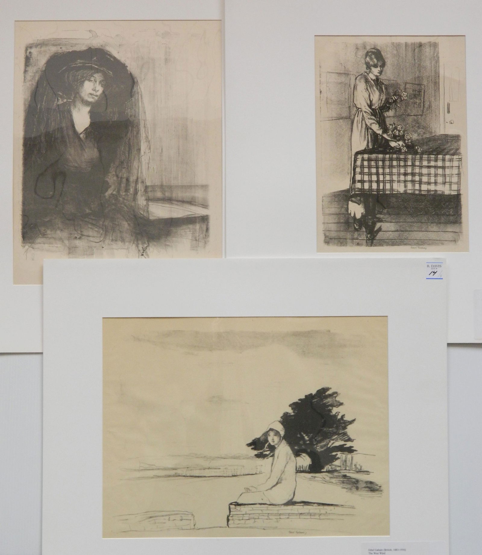 3 Ethel Gabain lithographs (1 of 13)