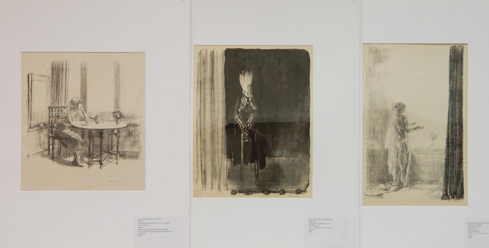 3 Ethel Gabain lithographs (1 of 13)