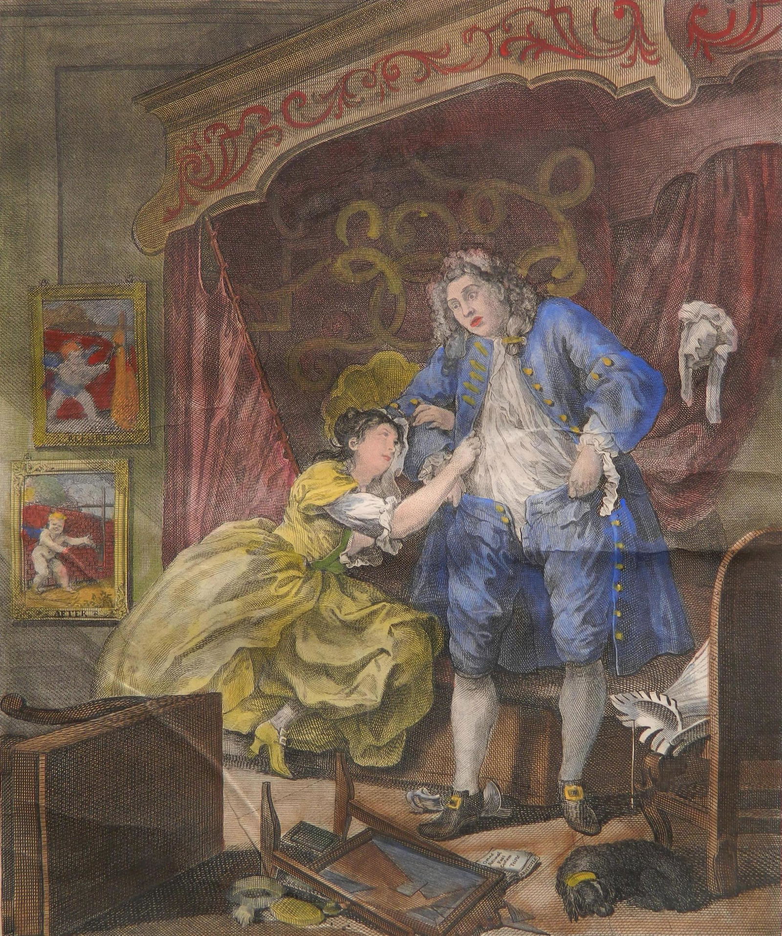 William Hogarth engraving (1 of 6)