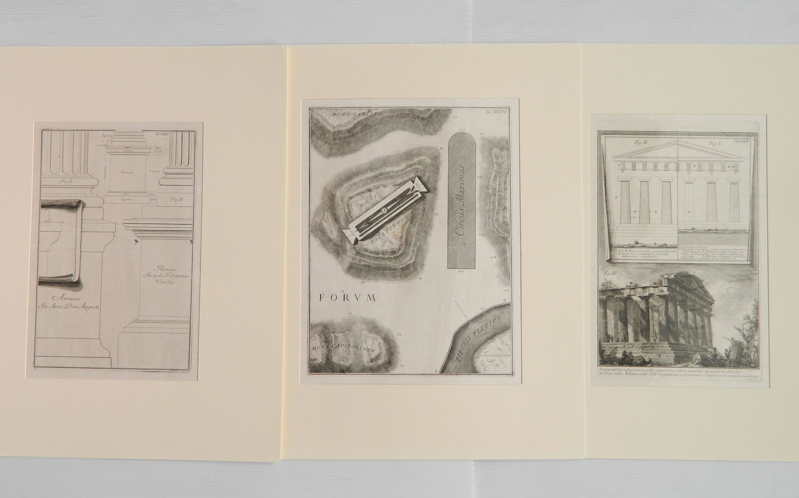 Giovanni Battista Piranesi 3 etchings (1 of 7)