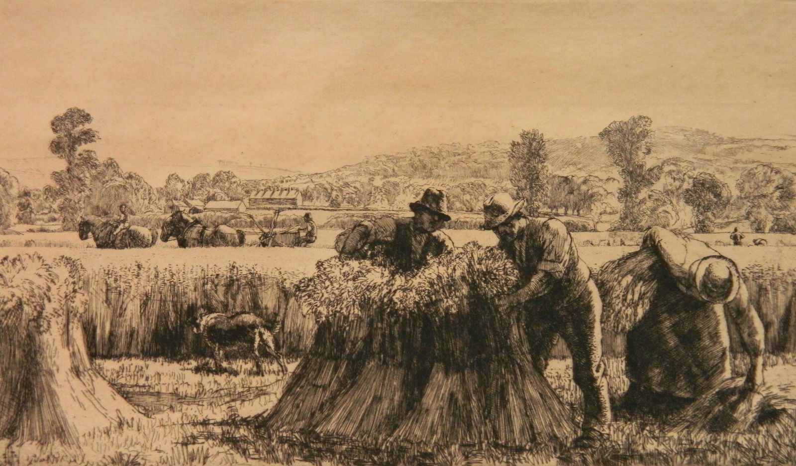 Charles Tunnicliffe etching and drypoint (1 of 4)