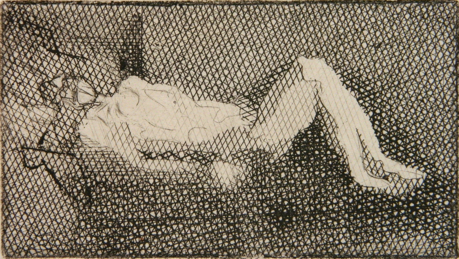 Jacques Villon etching and drypoint (1 of 4)