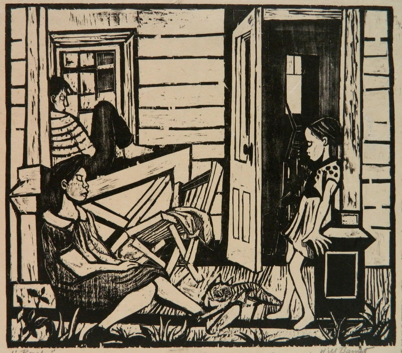 Will Barnet woodcut (1 of 4)