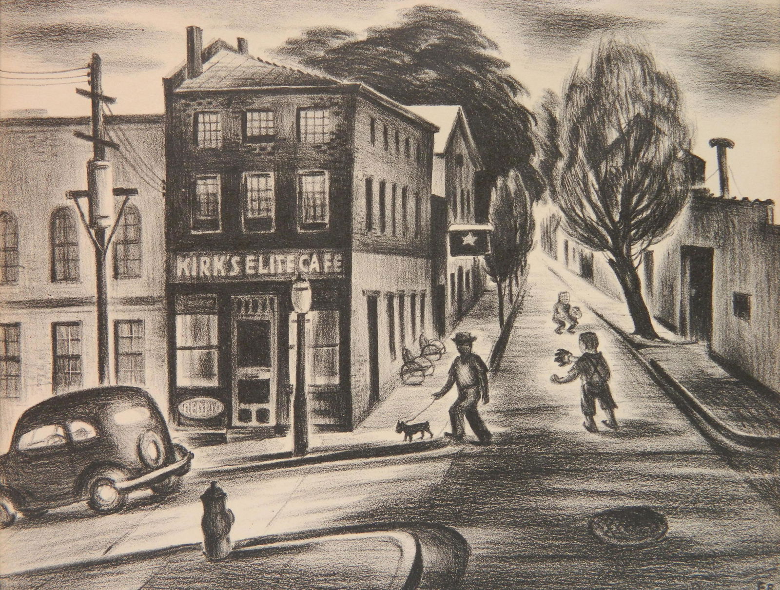 Edward Burroughs lithograph (1 of 6)