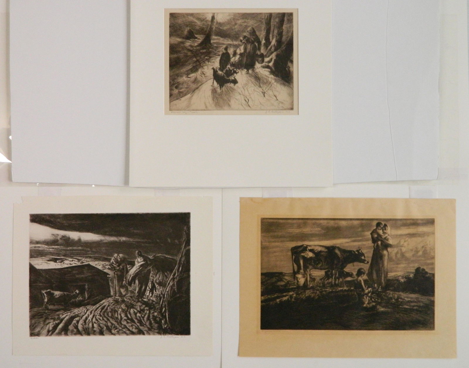 John Costigan 3 etchings (1 of 5)