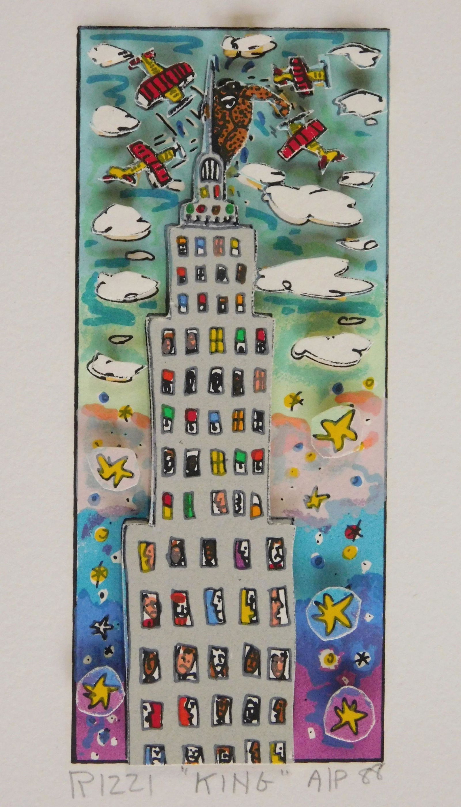James Rizzi 3-d serigraph (1 of 4)