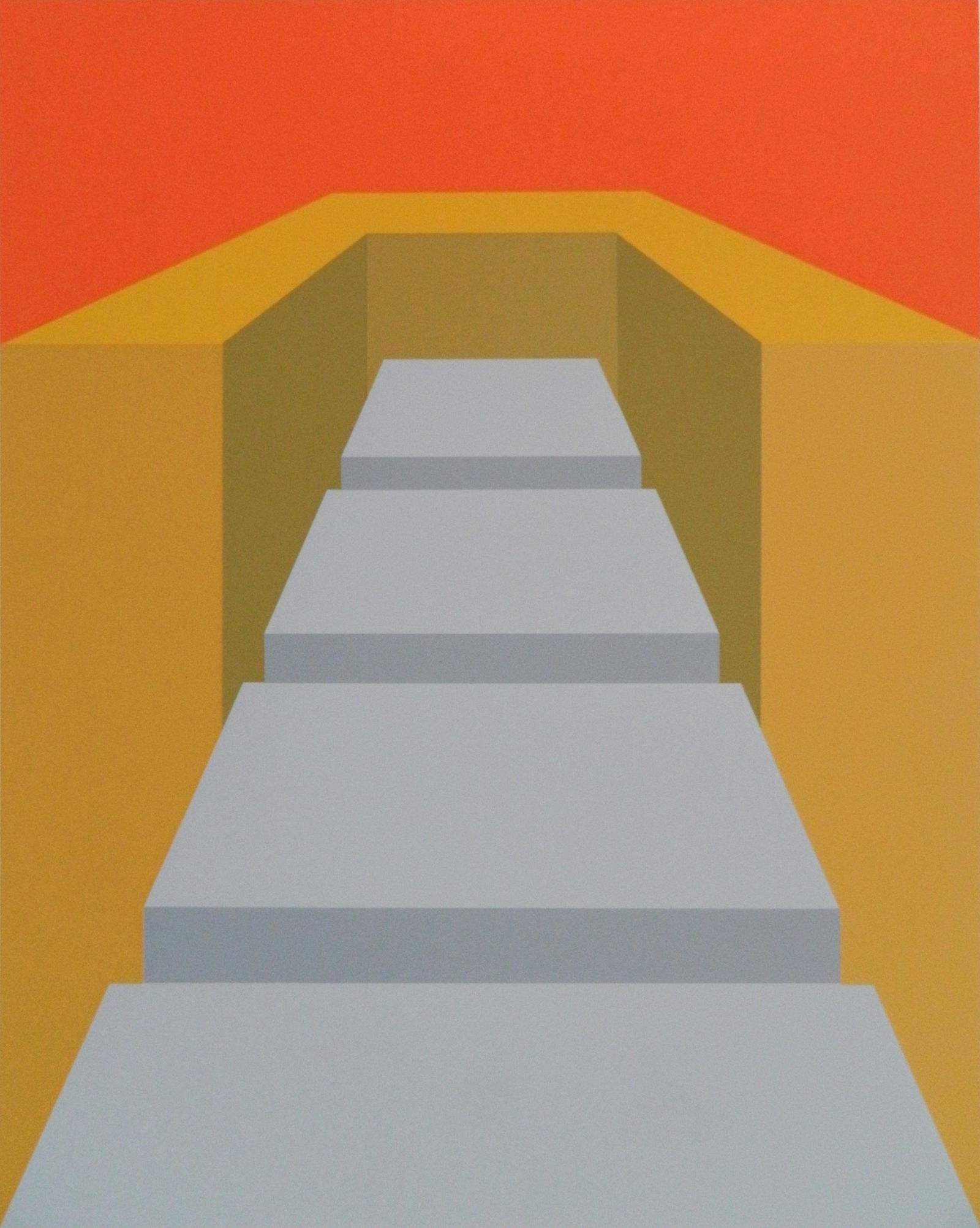 Marko Spalatin silkscreen: Marko Spalatin (American 1945- )- ''Atomospace''- silkscreen in color, all signed, titled and numbered in pencil, edition of 20, 3 copies. 24 1/2 x 19 1/2''