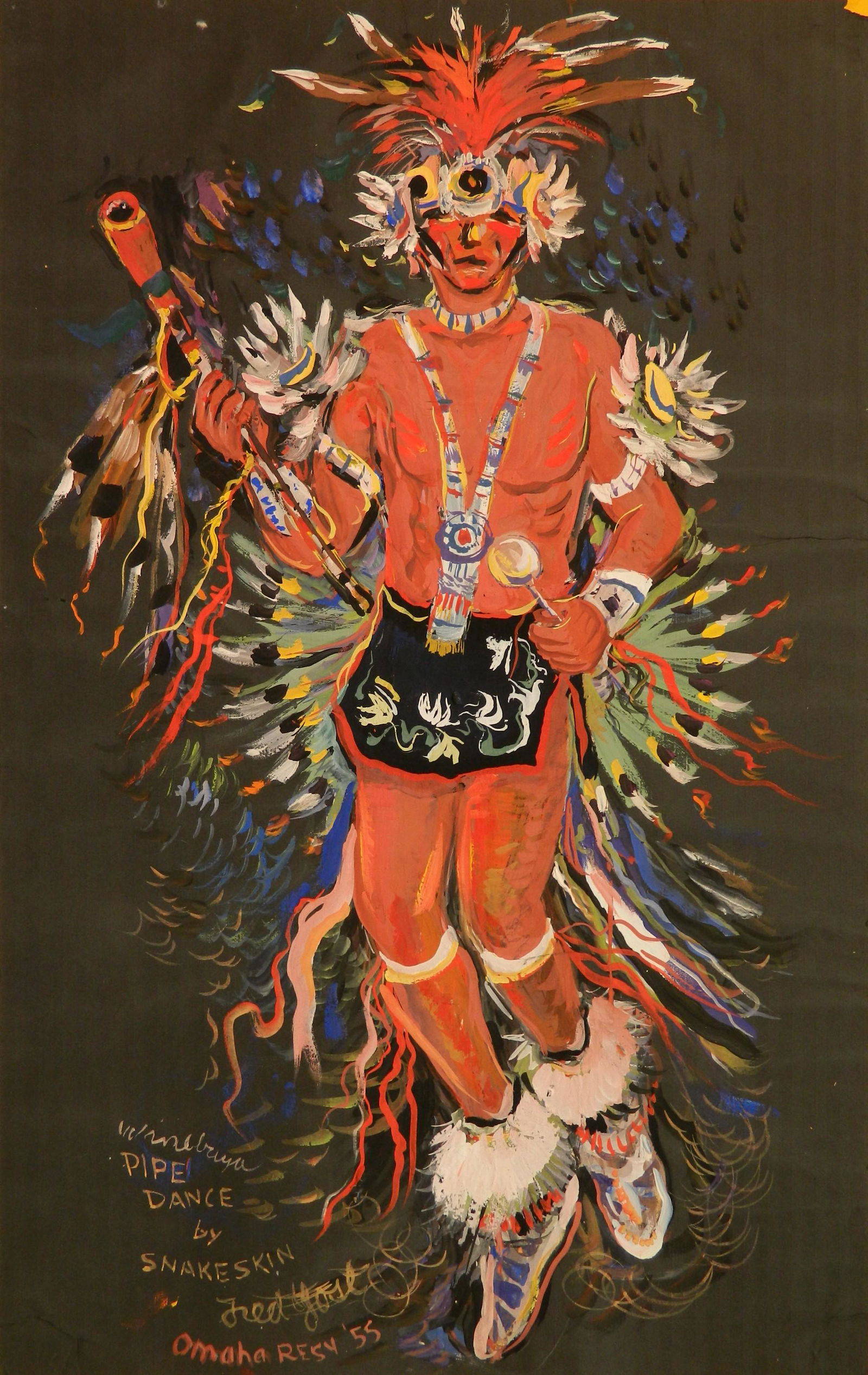 Fred Yost casein on paper (1 of 6)