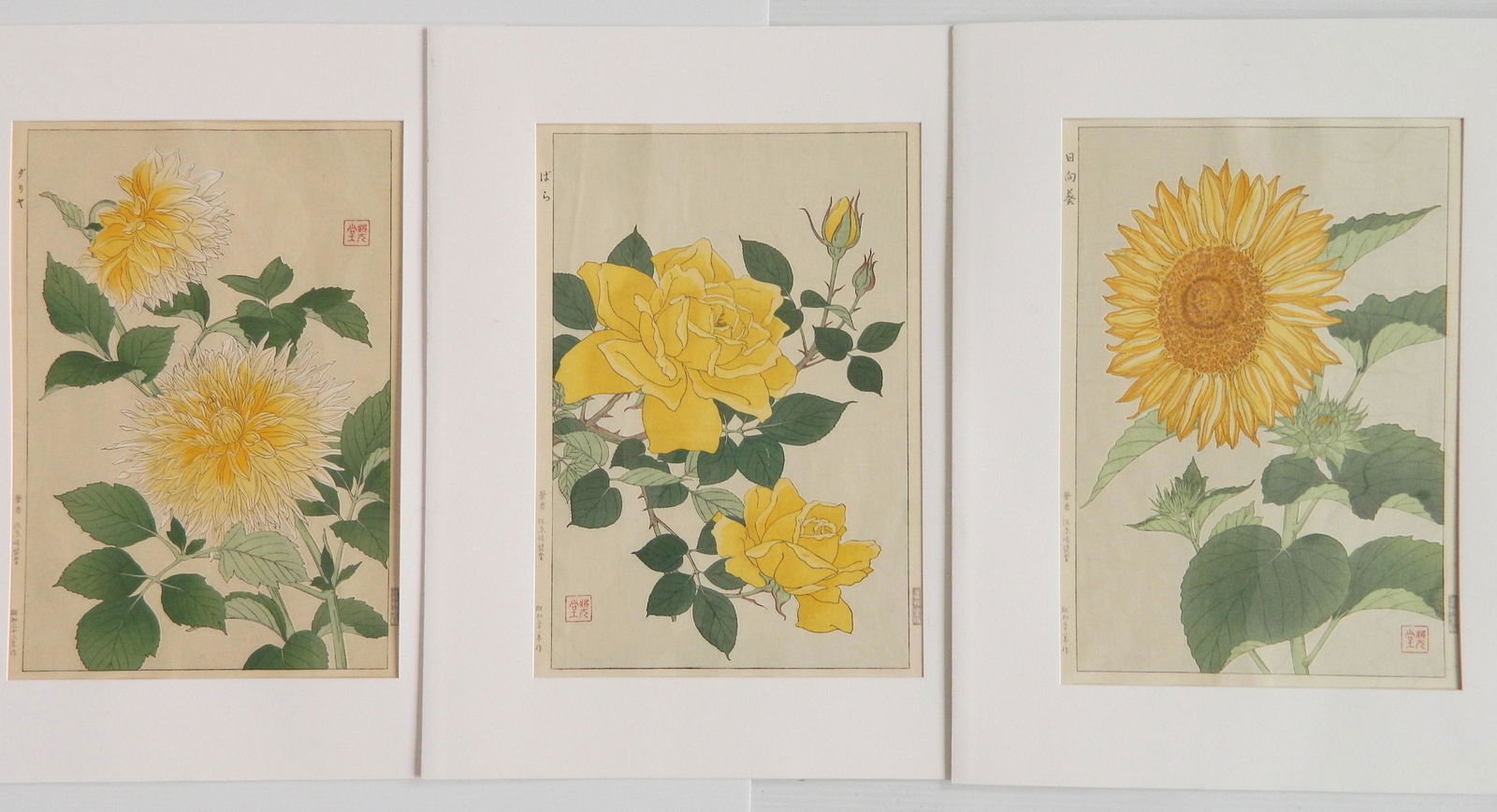 Shoda Kawarazaki 3 woodblocks (1 of 5)