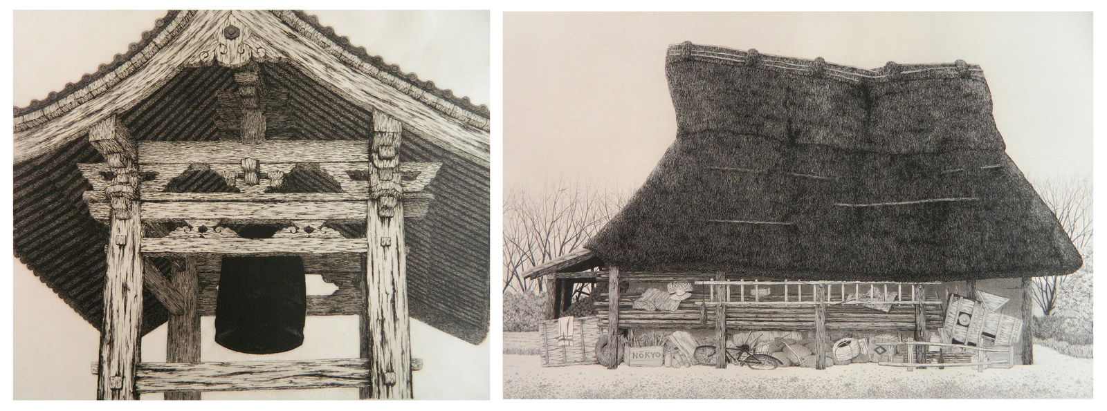 Ryohei Tanaka 2 etchings (1 of 9)