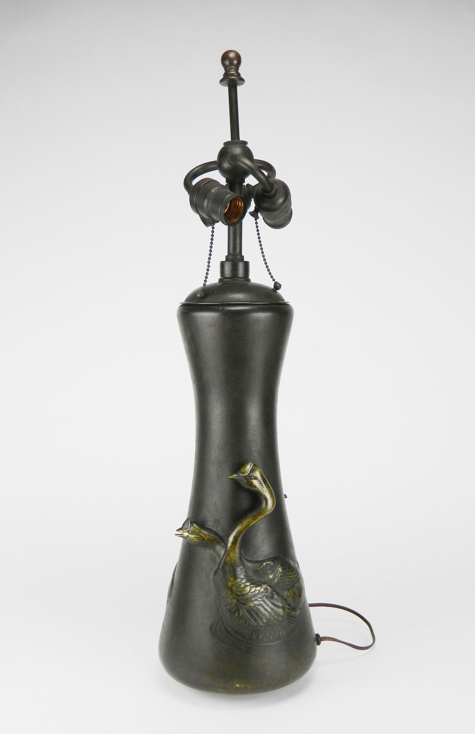 Japanese bronze lamp (1 of 6)