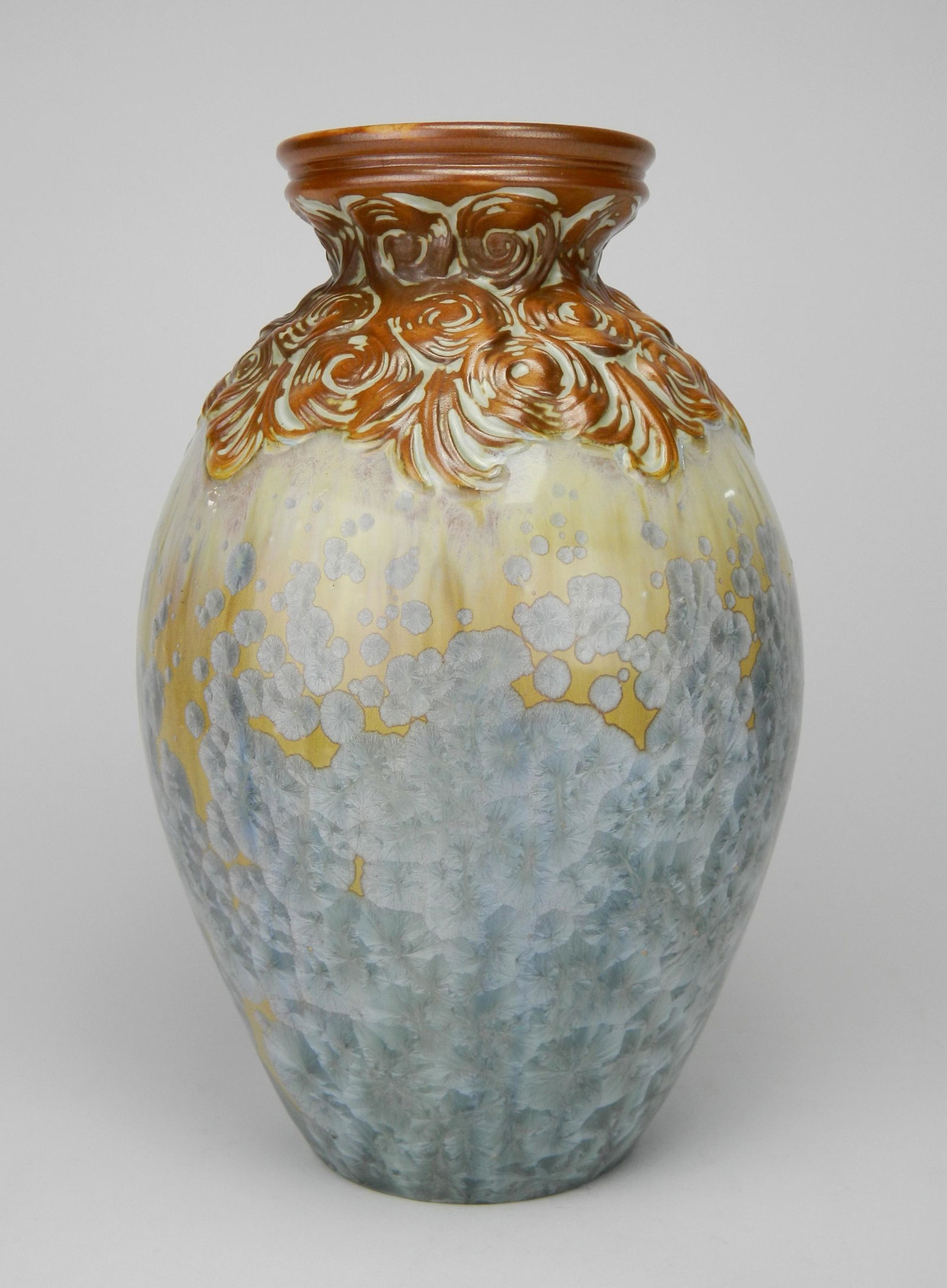 Art Nouveau Mougin stoneware vase (1 of 7)