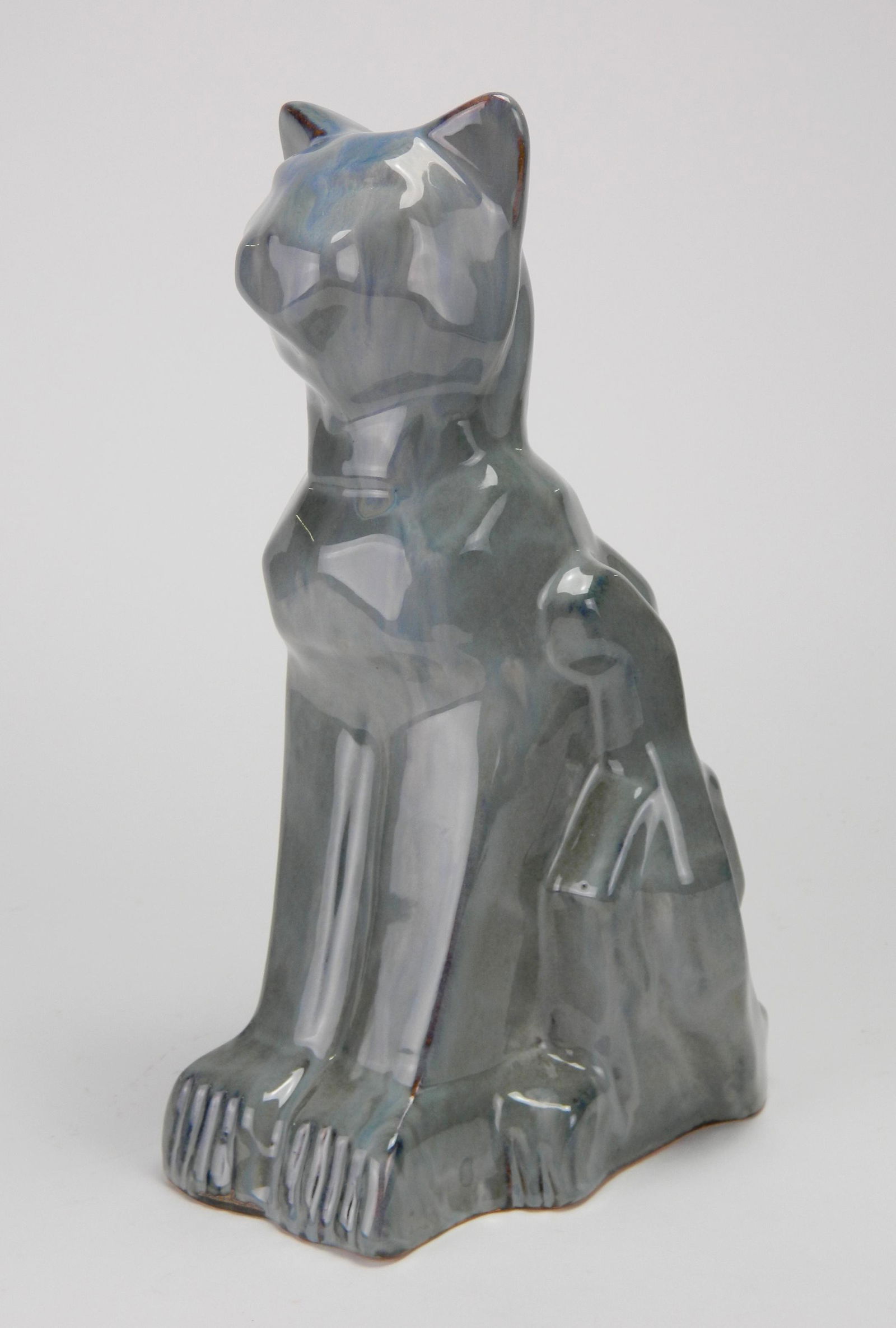 Shearwater Pottery Cubist cat (1 of 6)
