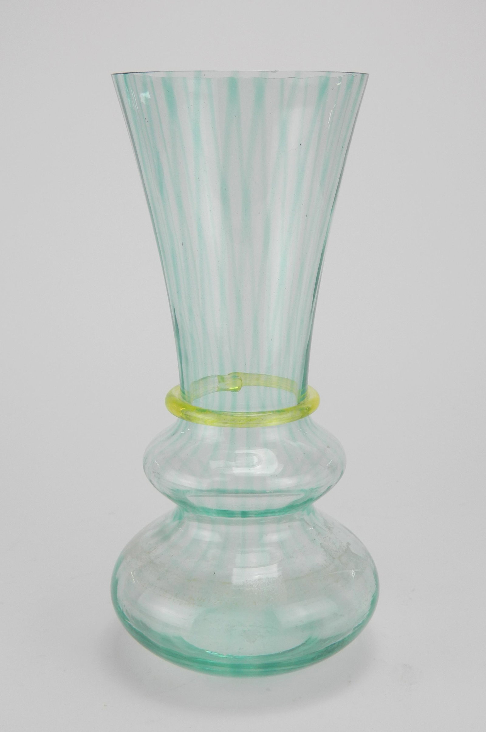 A Kjell Engman for Kosta Boda blown glass vase: A Kjell Engman for Kosta Boda blown glass vase, signed K. Engman and numbered 49332 on bottom, minor nick on rim. 11 5/8''h