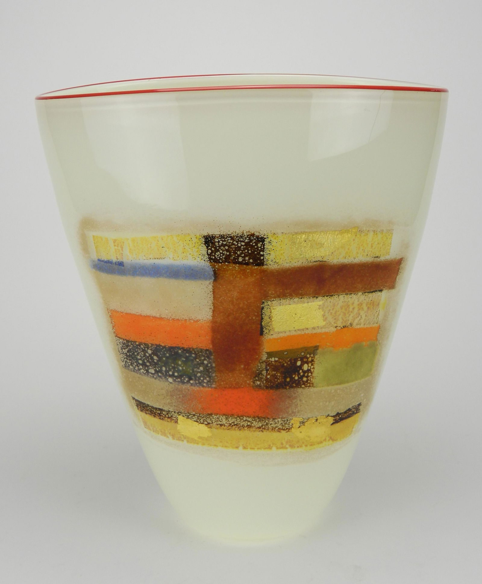 Michael Sosin art glass vase (1 of 6)