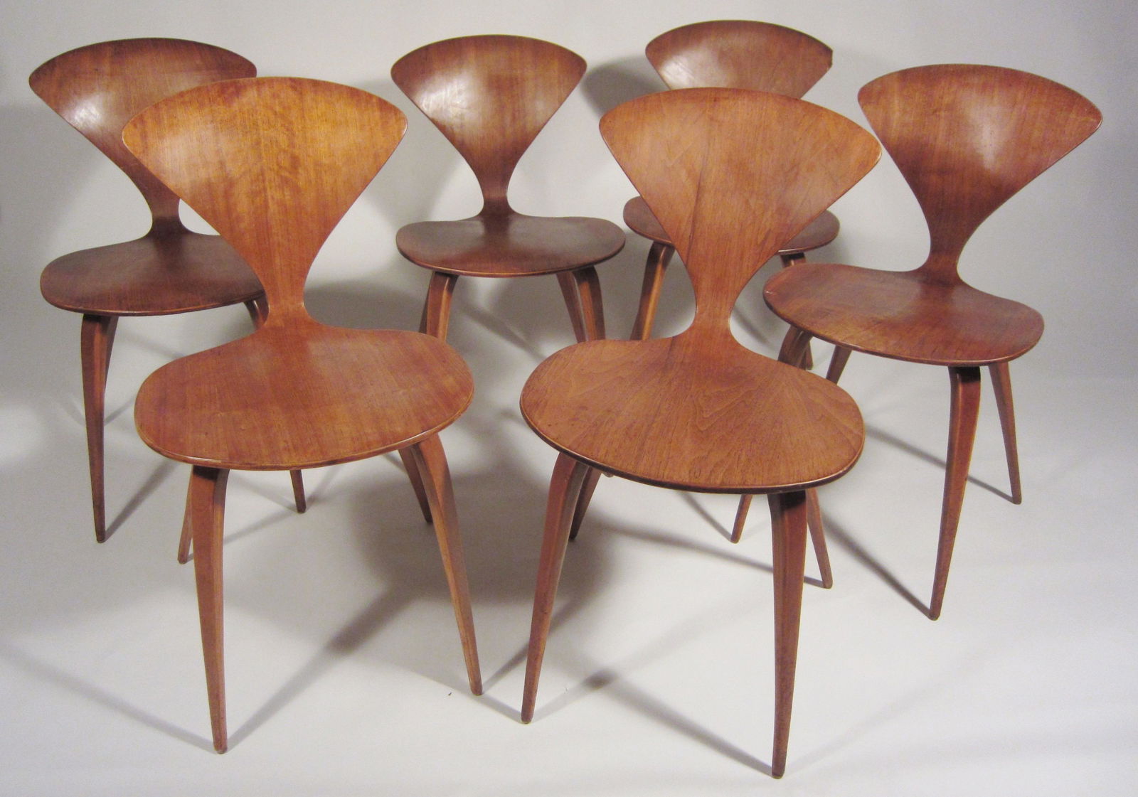 Set of 6 Norman Cherner chairs (1 of 8)