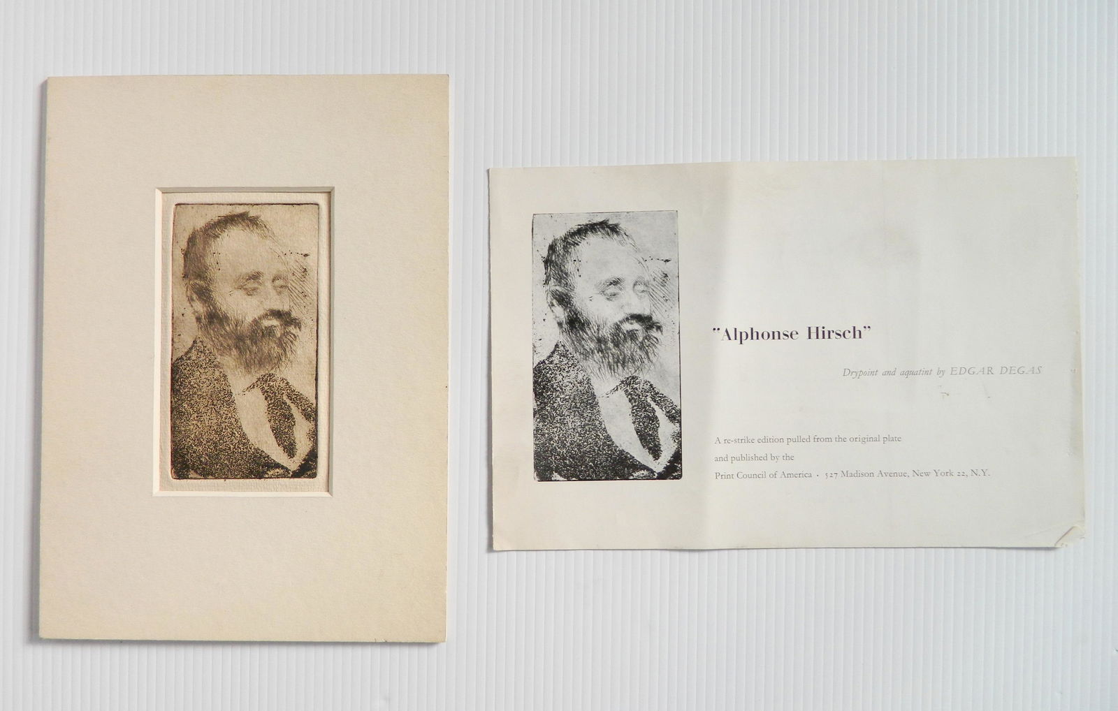 Edgar Degas etching (1 of 4)