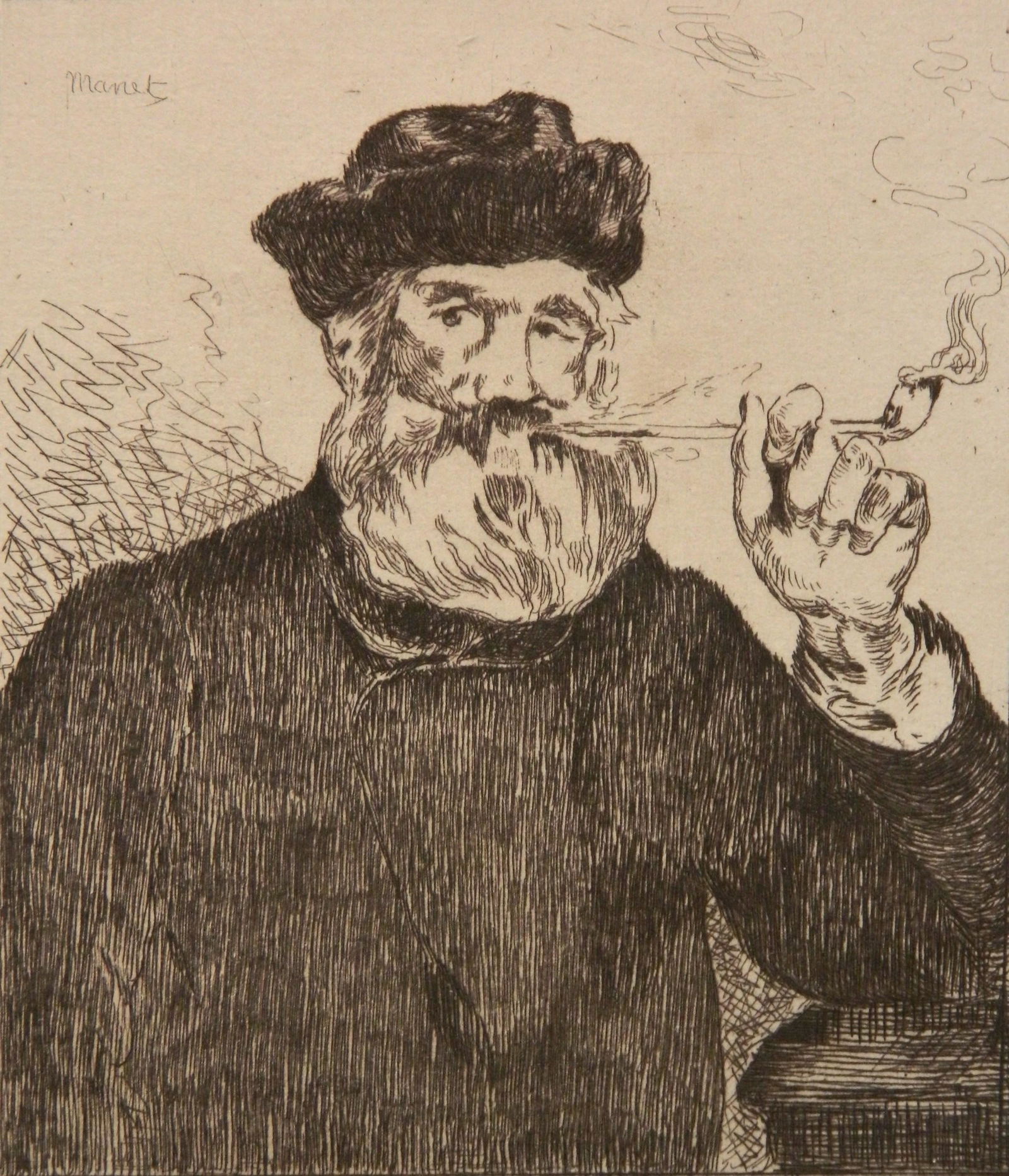 Edward Manet etching (1 of 3)