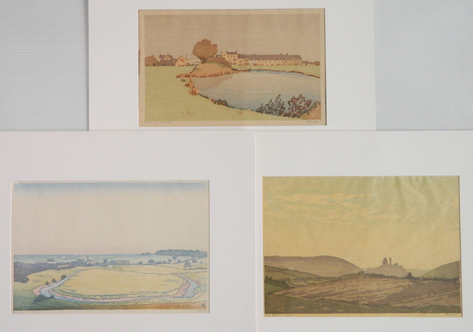 3 Philip G. Needell woodcuts (1 of 6)