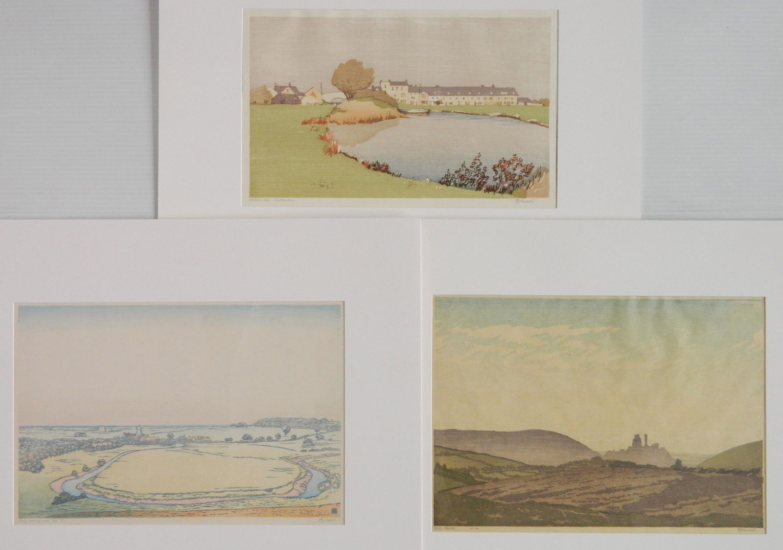 3 Philip G. Needell woodcuts (1 of 6)