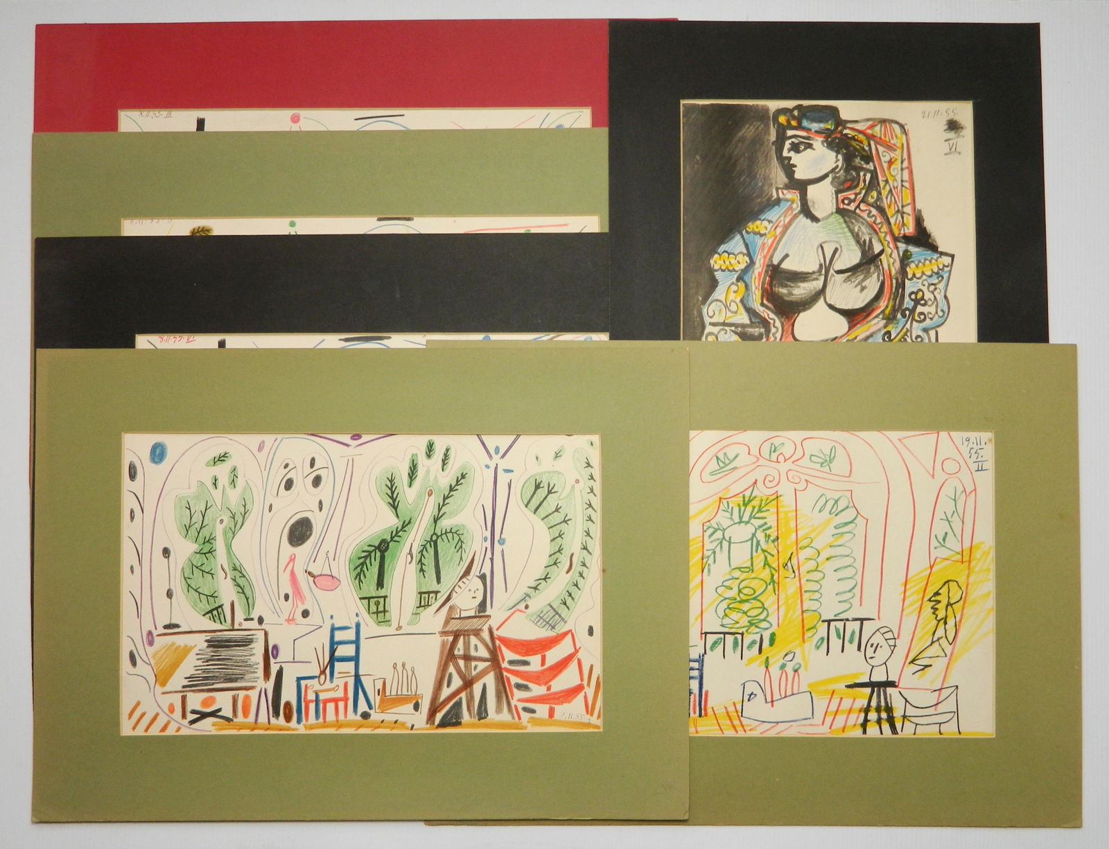 after Pablo Picasso lithographs (1 of 9)