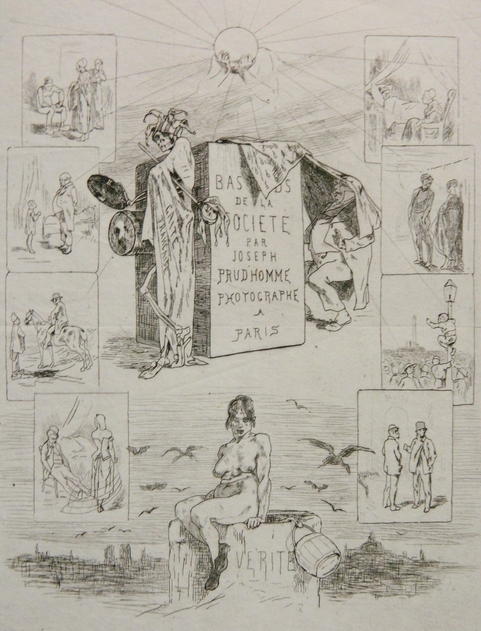 Felicien Rops etching (1 of 3)