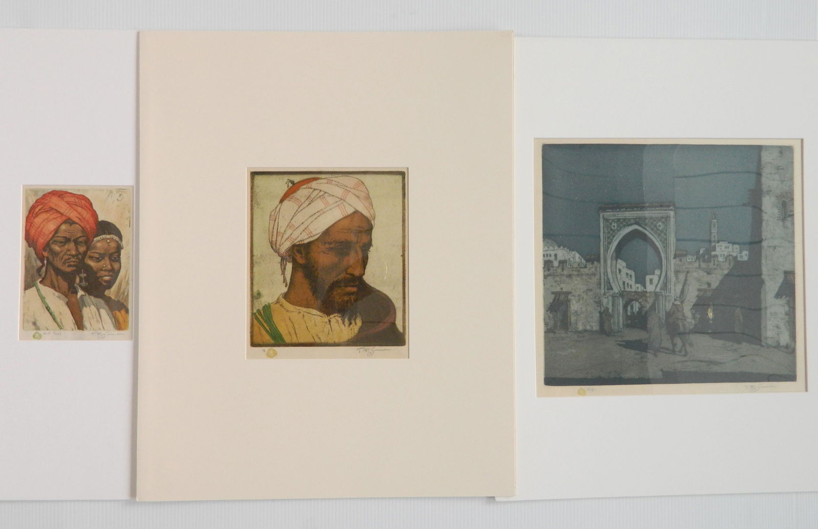 Tavik F. Simon 3 etching and aquatints (1 of 6)