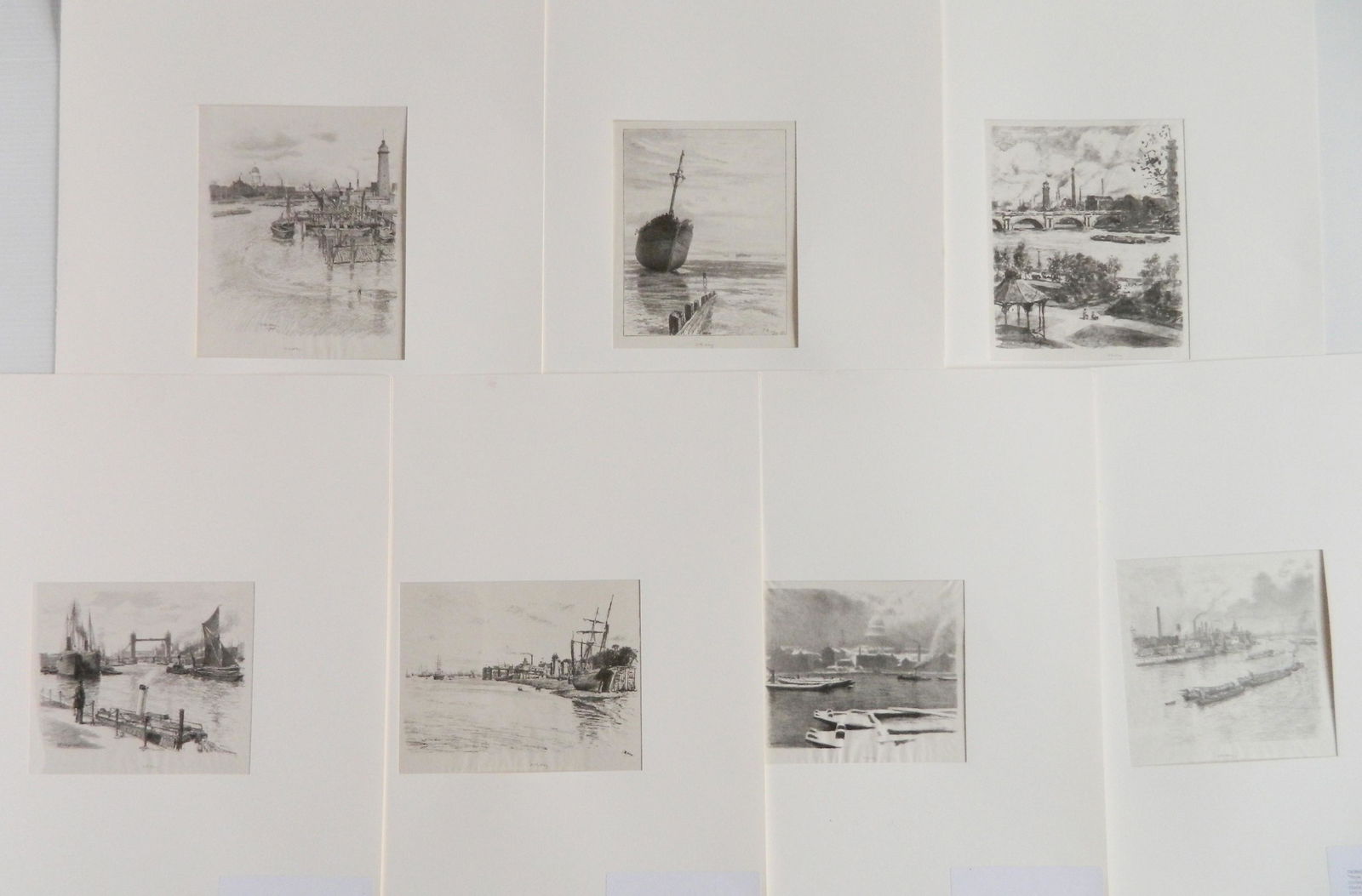 Thomas R. Way 7 lithographs (1 of 7)