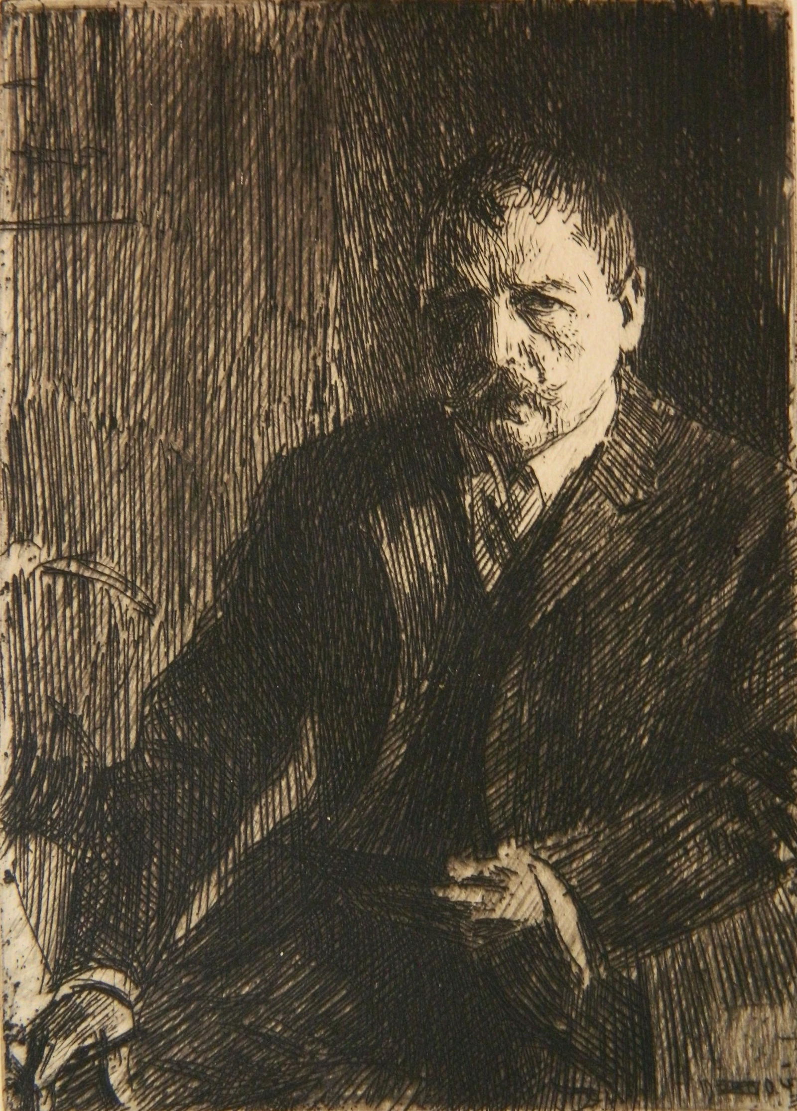 Anders Zorn etching (1 of 3)