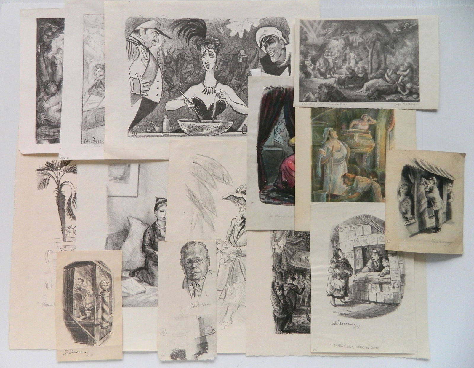 Don Freeman drawings and lithographs (1 of 7)
