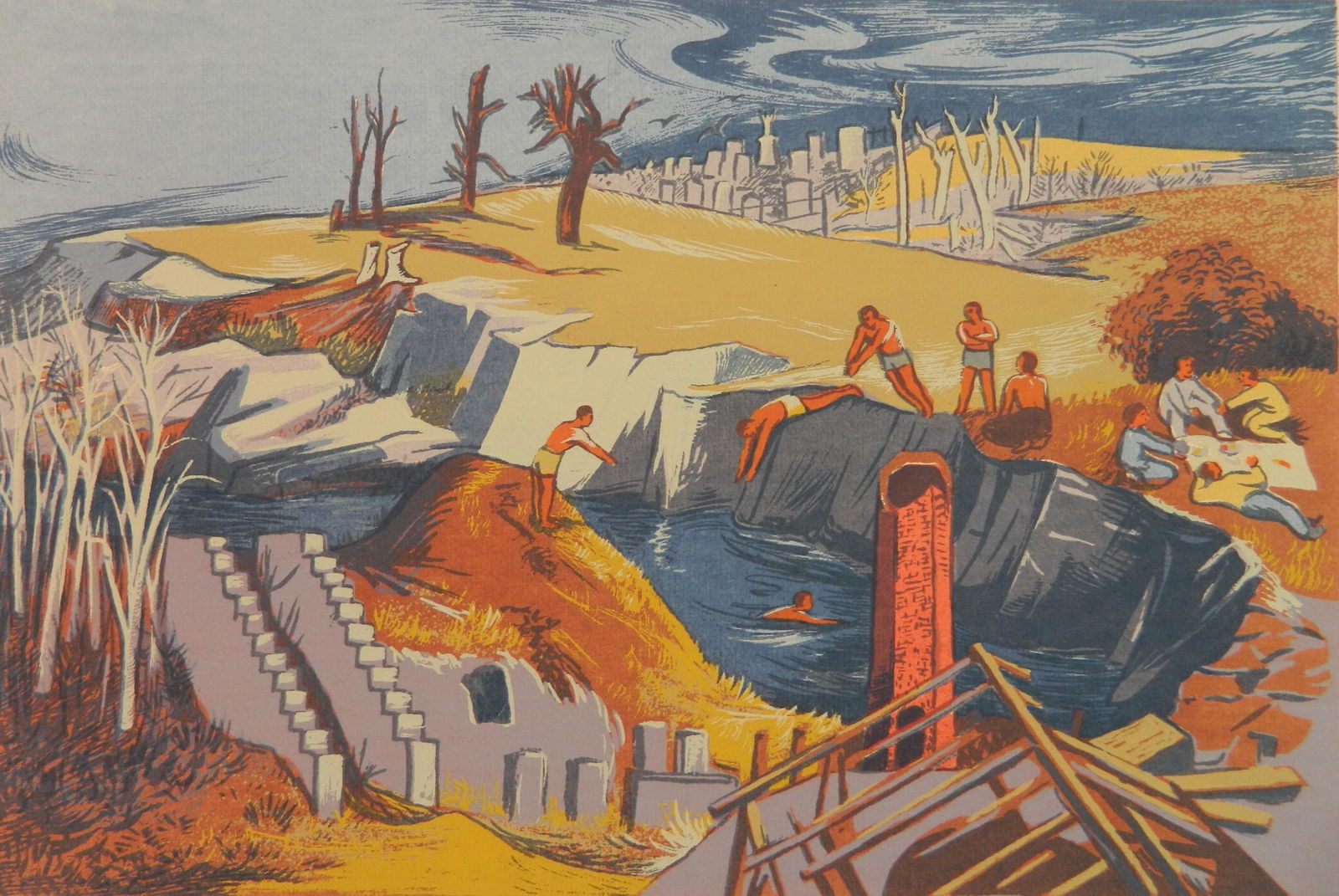 Harry Gottlieb silkscreen (1 of 4)